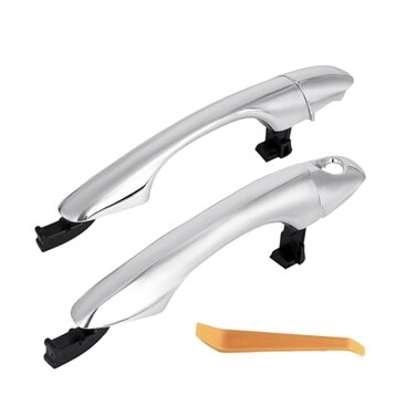 JDMON Exterior Chrome Door Handle Replacement for Kia Sorento 2016 2017 2018 2019 2020 Replacement for 82651C5010 82652C5010 82662C5030 Front Left Driver Right Passenger Side Outer Outside Handle