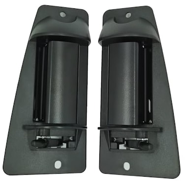 Lcyolada Metal Extended Cab Door Handles Compatible with 19992007 Chevy Silverado 1500 2500 3500 GMC Sierra Rear Left Driver and Right Passgenger Side Replace 15758171 15758172