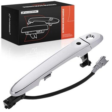 A-Premium APremium Front Driver Side Exterior Door Handle with Keyhole Compatible with Nissan Versa 2012 Sedan Versa 20132019 Juke 20112017 Cube 20092014 Versa Note 20142019 with Passive Entry Chrome