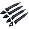 Cheriezing Black Exterior Door Handle Compatible with 20112016 Elantra Front Rear Left Right Side Replace 826513X000 Set of 4