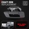 T1A Tailgate Handle Assembly Replacement Compatible with 20092012 Dodge Ram 1500 1012 Dodge Ram 2500 1012 Dodge Ram 3500 Textured Black OEM 55397292ABMetal 83203 15727 CH1915123