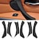 Jaronx Compatible with BMW 3 Series E90E91 Door Handle Covers 6PCS Door Pull Handle Cover for BMW 325i 328i 335i 330i 20062011 Left and Right Passenger Side Black