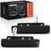 A-Premium APremium Outside Exterior Door Handles Compatible with Ford E150 E150 E250 E250 E150 Club Wagon E250 Econoline E350 Super Duty Smooth Black 2PC Set Front Driver and Passenger Side