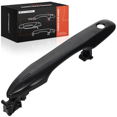 A-Premium APremium Front Left Driver Side Exterior Door Handle with Keyhole Compatible with Toyota Camry 20182022 Corolla 20202022 Prius Avalon Prius Plugin with Smart Key Primed Black