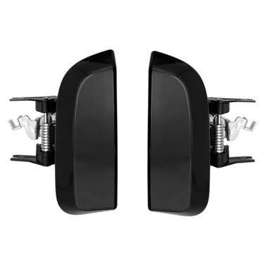 Cheriezing Prime Black Exterior Door Handle Rear Left Rear Right Compatible with Select Nissan Models 20052012 Pathfinder Replace 82607EA502 82606EA502 Set of 2