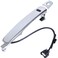 TAYATUO Front Left Driver Side Exterior Chrome Door Handle Compatible with Nissan Rogue 20102013with Sensor Smart Keyless Entry SystemReplaces OE 80640CZ31B 80645CA000