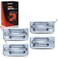 A-Premium APremium Upgraded Metal Exterior Door Handle Compatible with Hummer H2 20032009 Chrome 4PC Set Front and Rear Driver and Passenger Side