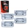 A-Premium APremium Upgraded Metal Exterior Door Handle Compatible with Hummer H2 20032009 Chrome 4PC Set Front and Rear Driver and Passenger Side