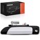 A-Premium APremium Front Left Driver Side Exterior Door Handle with Keyhole Compatible with Honda Civic 2001 2002 2003 2004 2005 Sedan Black Housing with Chrome Lever Replace 72180S5DA12ZA