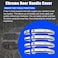 GXARTS 4PCS Chrome Door Handle Cover Overlay with 4 Smart Keyhole Compatible with Chevy Silverado GMC Sierra 1500 2500HD 3500HD 20192025 Triple Chrome Plated