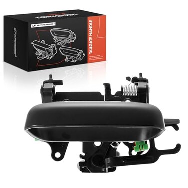 A-Premium APremium Tailgate Handle Liftgate Latch Handle Compatible with Chevrolet Avalanche 1500 Avalanche 2500 Cadillac Escalade EXT 2002 2003 2004 2005 2006 Smooth Black Replace 19209650SMTH