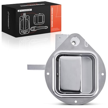 A-Premium APremium Front Right Passenger Exterior Sleeper Cab Door Handle Compatible with Peterbilt 200 19932000 375 19871996 377 19872001 378 19882005 379 19872005 Chrome