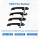 JDMON Black Exterior Door Handles Replacement for Hyundai Elantra 20062012 Front Rear Left Driver Right Passenger Side Outside Outer Handle Set Replacement for 826512H000 826522H000 826522H020