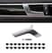 WODOFO GDR Matte Silver Interior Door Handle Repair Kit Inner Front Driver or Inside Rear Left Side Replacement for Mercedes W204 C250 C300 C63 AMG GLK250 GLK300 GLK350 2047201171 2047201763