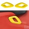 Voodonala for Dodge Challenger 20152023 Car Door Inner Door Handle Cover Trim Accessories for Dodge Challenger 20152023 Yellow2pcsSet
