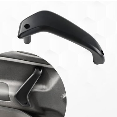 JDMON Front Left Driver Interior Door Pull Handle Replacement for Ford Fiesta 20112020 for Manual Window Inner Inside Door Panel Replacement for D2BBA23943CA35B8 G2BZ5823943JA Black
