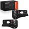 A-Premium APremium Inside Interior Door Handles Compatible with Kia Rondo 20072012 Black 2PC Set Front or Rear Driver and Passenger Side