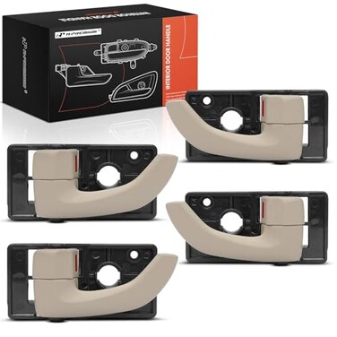 A-Premium APremium Inside Interior Door Handles Compatible with Hyundai Tucson 20052009 Beige 4PC Set Front and Rear Side