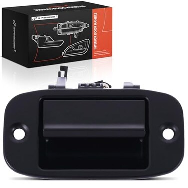 A-Premium APremium Rear Right Passenger Side Interior Door Handle Compatible with Dodge Ram 1500 19982001 Ram 2500 19982002 Ram 3500 19992002 4Door Smooth Black Replace 55275108