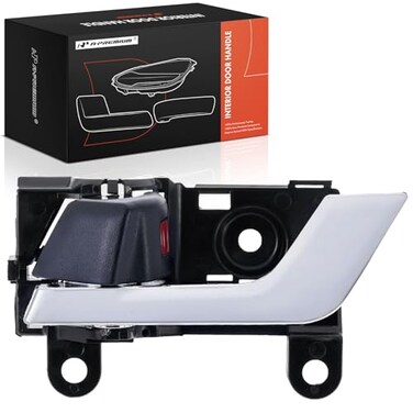 A-Premium APremium Front or Rear Left Driver Side Interior Door Handle Compatible with Toyota Highlander 20082013 Black Housing with Chrome Lever Replace 6920620210C0