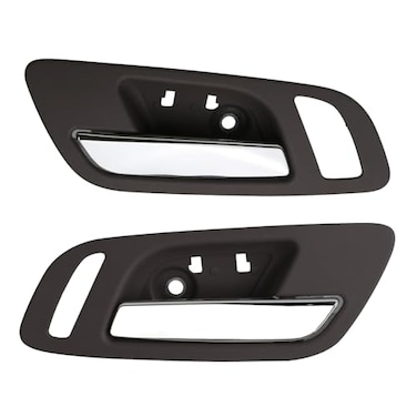 omoZone 2pcs Interior Door Handles Front Left Right Side Cocoa Compatible with 20072014 Chevy Silverado 1500 2500 3500 Avalanche Suburban Tahoe GMC Sierra Yukon