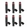 Vphix 6pcs Fuel Injectors FJ735 for 2005 2006 JEEP Wrangler TJ 40L I6 Nozzle Replacement 53013690AA