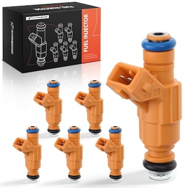 A-Premium APremium Fuel Injectors Compatible with Ford Explorer 19992000 Explorer 19992001 Mercury Mountaineer 19992001 V6 40L Gas Set of 6 Replace 0280155900
