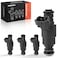 A-Premium APremium Fuel Injectors Compatible with Hyundai Genesis Coupe 2010 2011 2012 L4 20L Gas Set of 4