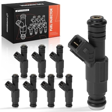 A-Premium APremium Fuel Injectors Compatible with BMW E38 E39 E52 E53 X5 20022003 Z8 2003 540i 740i 740iL Land Rover Range Rover 44L 46L 48L Gas Set of 8 Replace 0280155823