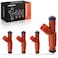 A-Premium APremium Fuel Injectors Compatible with Mazda 6 20032004 L4 23L Set of 4 Replace L30913250A