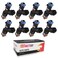 FIREMOTOO Set of 8 Fuel Injectors Compatible with Nissan Armada 20052014 Frontier 20062014 Pathfinder 20042010 Titan 20042012 Replace 0280158007 166007S000 166007S00A FJ750 12 Holes