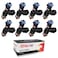 FIREMOTOO Set of 8 Fuel Injectors Compatible with Nissan Armada 20052014 Frontier 20062014 Pathfinder 20042010 Titan 20042012 Replace 0280158007 166007S000 166007S00A FJ750 12 Holes