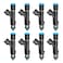 YLATG Fuel Injectors for Buick Lucerne 20062011 46LFor Cadillac DTS SRX STS XLR 46L 0280158083 8Pcs