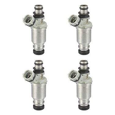 ACROPIX Car Fuel Injector Nozzle Replacement Fit for Toyota Corolla 16L 19891992 2320916120 Pack of 4 Silver Tone