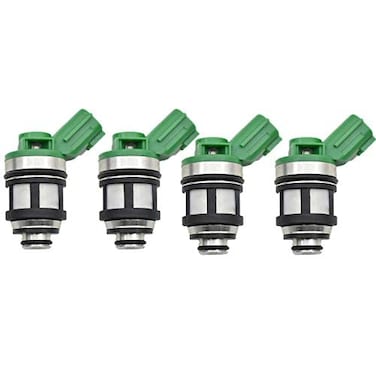 WOWAUTO 166001S700 84218125 Set of 4 Fuel Injectors Replace for 19962004 NISSAN Pickup Frontier Xterra 24L JS4D2