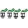 WOWAUTO 166001S700 84218125 Set of 4 Fuel Injectors Replace for 19962004 NISSAN Pickup Frontier Xterra 24L JS4D2