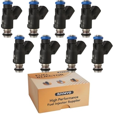 Pjvmvo 12613411GM Flex Fuel InjectorsCompatible withChevy 53L Tahoe Silverado Avalanche 2010 2011 2012 2013 2014Compatible withGMC Yukon Sierra 1500 48 53 60 Flex Engine 4 Holes Set of 8