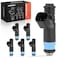 A-Premium APremium Fuel Injectors Set of 6 Compatible with Ford Five Hundred Freestyle Mercury Montego 2005 2006 2007 30L Replace 4F9Z9F593DA 8001744N
