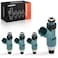 A-Premium APremium Fuel Injectors Set of 4 Compatible with Suzuki SX4 2007 2008 2009 20L Replace 1571054L00 1571065J00