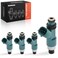 A-Premium APremium Fuel Injectors Set of 4 Compatible with Suzuki SX4 2007 2008 2009 20L Replace 1571054L00 1571065J00