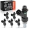 A-Premium APremium Fuel Injectors Set of 6 Compatible with Suzuki Grand Vitara 2006 2007 2008 27L Replace 1571066J00