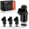 A-Premium APremium Fuel Injectors Set of 4 Compatible with Honda Civic 2001 2002 2003 2004 2005 17L Replace 16450PLD003