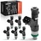 A-Premium APremium 4 Holes Fuel Injectors Set of 6 Compatible with Nissan Altima 20042006 Murano 2004 Maxima 20032008 Quest 20042009 35L Replace 166007Y000 166007Y00A