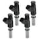 INFINAUTO Fuel Injector Engine Fuel Injection Nozzle No55559377 for Chevrolet Aveo 20092011 16L for Pontiac G3 Base 20092010 16L Black 4 Pcs