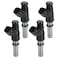 INFINAUTO Fuel Injector Engine Fuel Injection Nozzle No55559377 for Chevrolet Aveo 20092011 16L for Pontiac G3 Base 20092010 16L Black 4 Pcs