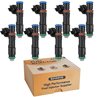 Pjvmvo 20052006 F150 Expedition 54 Fuel InjectorsOriginal 2 Holes Set of 85C3Z9F593DC