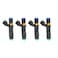 Vphix 4PCS Fuel Injectors Compatible with Dodge Dart 20132016 Jeep 20142016 Cherokee 20152017 Renegade Chrysler 200 20152016 Ram ProMaster City 2015 20L 24L Replace FJ1233 4593986AA