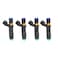 Vphix 4PCS Fuel Injectors Compatible with Dodge Dart 20132016 Jeep 20142016 Cherokee 20152017 Renegade Chrysler 200 20152016 Ram ProMaster City 2015 20L 24L Replace FJ1233 4593986AA