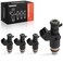 A-Premium APremium Set of 4 Fuel Injectors Compatible with Honda Civic 20122015 HRV HRV 20162022 18L GAS Replace 16450R2EL01