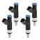 INFINAUTO Fuel Injector Engine Fuel Injection Nozzle No4891577AC for Dodge Avenger 20082014 24L for Dodge Caliber 20L 24L 20072010 Black 4 Pcs